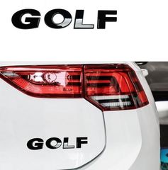 Αυτοκόλλητο Σήμα Golf Πορτ-Παγκάζ 12.9cm x 2.8cm Μαύρο 1 Τεμάχιο