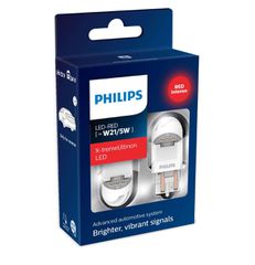 PHILIPS W21/5 X-Treme Ultinon Led Red 12/24V 2τμχ 11066XURX2