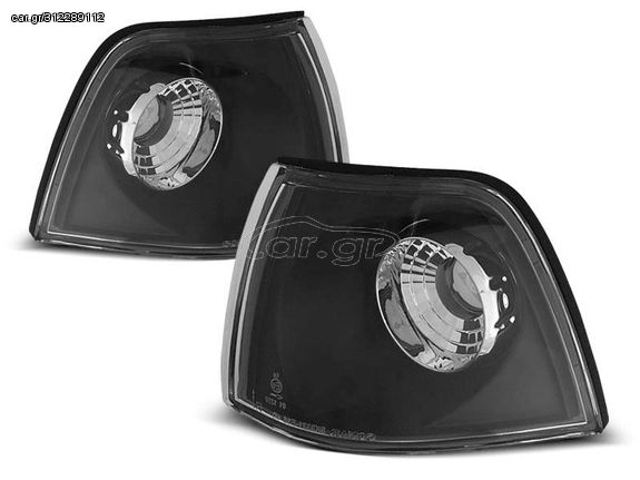 Γωνιακά Μπροστινά Φλας Για Bmw 3 E36 90-99 Sedan/Compact/Touring Μαύρα/Clear 2 Τεμάχια JOM  KPBM04