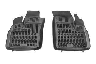 Sahler Πατάκια Σκαφάκια 3D Από Λάστιχο για Fiat Doblo 2006-2010 - τύπου σκαφάκι - Μαύρα 2 Τεμάχια