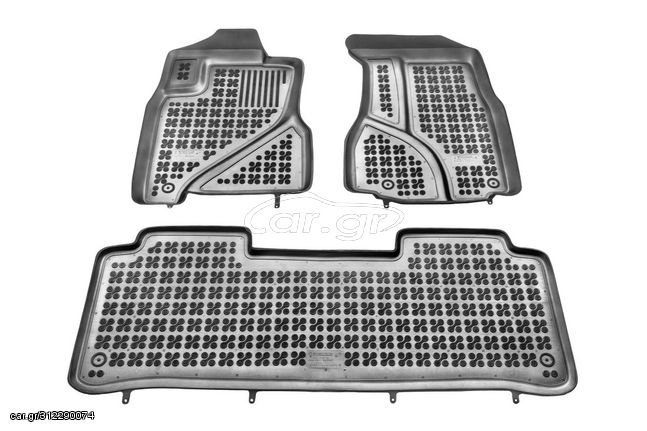 Sahler Πατάκια Σκαφάκια 3D Από Λάστιχο για Honda CR-V 2002-2007 - τύπου σκαφάκι - Μαύρα 3 Τεμάχια