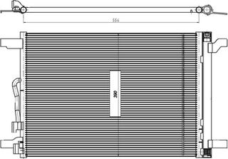 Carro Ψυγείο A/C 1.0 Βενζίνη (606x308x12) κατάλληλο για SEAT IBIZA 2017- (KJ1/KJG) / 2Q0816411A - 1 Τεμ