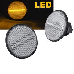Carro Πλαϊνά Φλας Φτερού Για Mazda MX5 89-15 Led White 2 Τεμάχια / CAR-13022