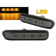 Carro Πλαϊνά Φλας Φτερού Για Bmw 3 E46 Sedan 99-01 / Touring 99-01 / Compact 01-04 / Coup e 99-03 Led Smoke 2 Τεμάχια / CAR-1828