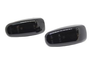 Depo Led φλας φτερού για Mercedes W140,W202,W208,W210,Vito,Sprinter (1995-2002) - φιμέ με τρεχούμενο φλας - σετ 2τμχ / DE-0101