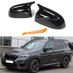 Carro Καπάκια Καθρεφτών Για Bmw X3 G01 X4 G02 X5 G05 X6 G06 X7 G07 2018 2019 2020 M4 Look Γυαλιστερό Μαύρο 2 Τεμάχια / CA-012185 Made in Poland