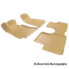 Carro Πατάκια Σκαφάκια 3D Από Λάστιχο TPE Για ΒΜW Series 5 E39 1999-2003/ E60 2004-2009/ F10 2009-2013 RL103215 4 Τεμάχια Μπες / CAR-1262