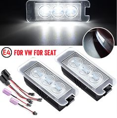 DEPO Led Φαναράκια Πινακίδας Canbus με 3 LED High Power Για VW Golf / Polo / Scirocco / Passat / Beetle / Lupo Canbus Ζευγάρι 2 Τεμάχια / CA-012218