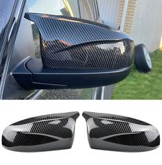 Carro 234916 Καπάκια Καθρεφτών Για Bmw X5 E70 06-13 / X6 E71 08-13 M4 Look Γυαλιστερό Carbon 2 Τεμάχια