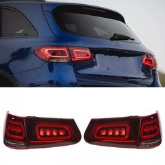 Πισινά Φανάρια Set Για Mercedes-Benz GLC C253/X253 Pre-Face To Facelift Look Full Led Bar