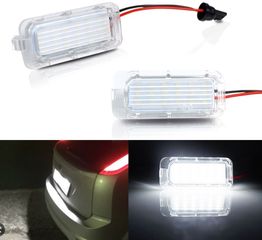 Carro 239864 Led Φαναράκια Πινακίδας Για Ford Focus MK2 2008-2010 / Focus MK3 2010+ / Fiesta MK6 / Mondeo MK4 / S-Max MK1 / C-Max MK2 / Grand C-Max MK2/ Kuga /  Galaxy MK3 Ζευγάρι 2 Τεμάχια