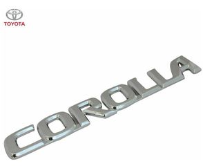 Carro 240284 Σετ Γράμματα C,O,R,O,L,L,A για Πορτμπαγκάζ Toyota Corolla 2,2cm x 2.2cm 7 Τεμάχια