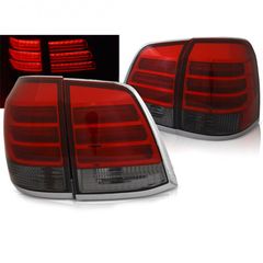 Πίσω Φανάρια LED Red Smoke Για Toyota Land Cruizer FJ200 2007-2015 " T-Tec "