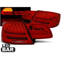 Πίσω Φανάρια LED Red White Για BMW E92 Coupe Σειράς 3 2006-2010 " T-Tec "