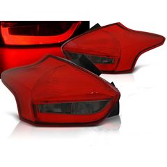 Πίσω Φανάρια Red Smoke LED Για Ford Focus 2015-2018