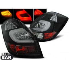 Πίσω Φανάρια Για Skoda Fabia II 07 - 06.14 Black Led Bar