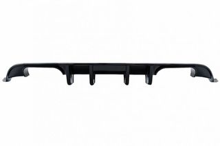 Diffuser Πίσω Προφυλακτήρα Για VW Golf VII (7.5) 17-20 Facelift R-Look Μαύρο Γυαλιστερό