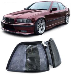 Carro 243487 Μπροστινό Δεξί Φλας Για Bmw 3 E36 90-99 Sedan/Compact/Touring Smoke 1 Τεμάχιο