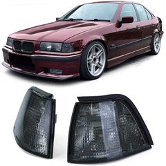Carro 243514 Μπροστινά Φλας Για Bmw 3 E36 90-99 Sedan/Compact/Touring Smoke 2 Τεμάχια