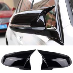 Carro 243909 Καπάκια Καθρεφτών Για Bmw 1 2 3 4 X1 i3 M4 Look Γυαλιστερό Μαύρο 2 Τεμάχια