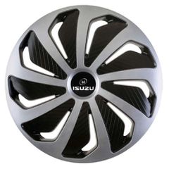 Τάσια Τροχών Αυτοκινήτου Versaco 16" Wind SB CBX με σήμα 3d μεταλλικό Isuzu 4 Τεμάχια
