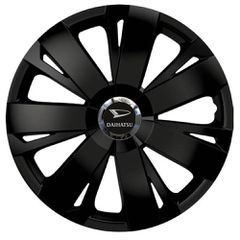 Τάσια Τροχών Αυτοκινήτου Versaco Energy CBX 13" Μαύρο με σήμα 3d μεταλλικό Daihatsu 4 Τεμάχια