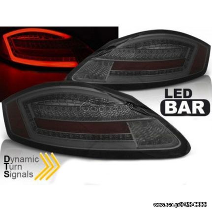 Πισινά Φανάρια Led bar για Porsche Boxster 987 / Cayman 05-08 Smoke Seq Led