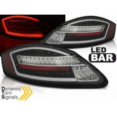 Πισινά Φανάρια Led bar για Porsche Boxster 987 / Cayman 05-08 Βlack Seq Led