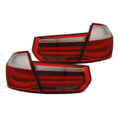 Πίσω Φανάρια Led Bar Για Bmw Σειρά 3 F30 Sedan 2011-2015 Red-Smoke