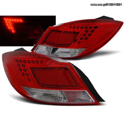 Πίσω Φανάρια LED Red Clear Για Opel Insignia 2008-2013