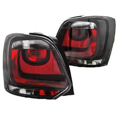 Φανάρια Πίσω Volkswagen Polo 6R 09-14 Red White Smoke GTI Look