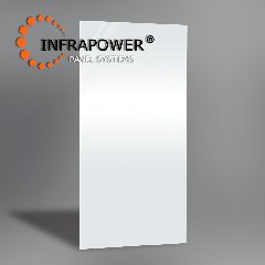 Infrapower White Glass Frameless 800W