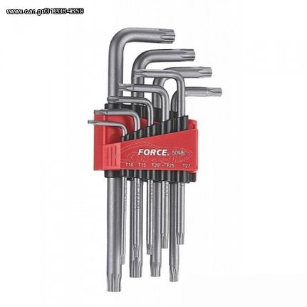 Κλειδιά Allen torx FORCE 5098 LT μακριά σετ 9 τεμαχίων T10H-T50H ( 5098LT )