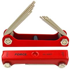 Κλειδιά Allen torx FORCE 5087 F σουγιάς σετ 8 τεμαχίων Τ5-Τ20 ( 5087F )