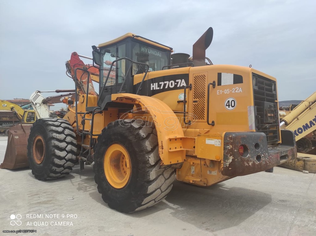 Φορτωτής Με Λάστιχα Hyundai 2008 HL770-7A **23100kg