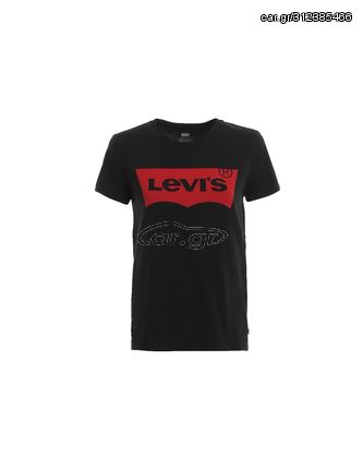 Levi"s The Perfect Large Batwing Γυναικείο Αθλητικό T-shirt Μαύρο 17369-0201