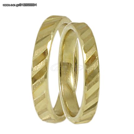 Matteo Gold Wedding Ring K9 VR-00836