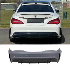 ΠΡΟΦΥΛΑΚΤΗΡΑΣ ΠΙΣΩ Mercedes CLA C117 W117 (2013-2018) Facelift CLA45 AMG Design ΕΤΟΙΜΟΠΑΡΑΔΟΤΑ