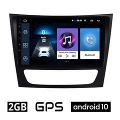 OEM tablet HD 9'' Mercedes w211 android 10 2gb ram 32gb rom radiop usb gps mirror link wifi bluethooth canbus χειριστήρια τιμονιού