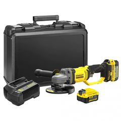 SFMCG400M2K-QW FATMAX® V20 18V Γωνιακός Τροχός (2x4.0Ah) - ΜΕ ΜΠΑΤΑΡΙΑ & ΦΟΡΤΙΣΤΗ - STANLEY (#SFMCG400M2K-QW)