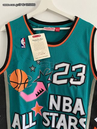 Φανέλα Εμφάνιση Μπάσκετ Michael Jordan Chicago Bulls Jersey All-Star Game 1996 Men Μέγεθος XL Συλλεκτική