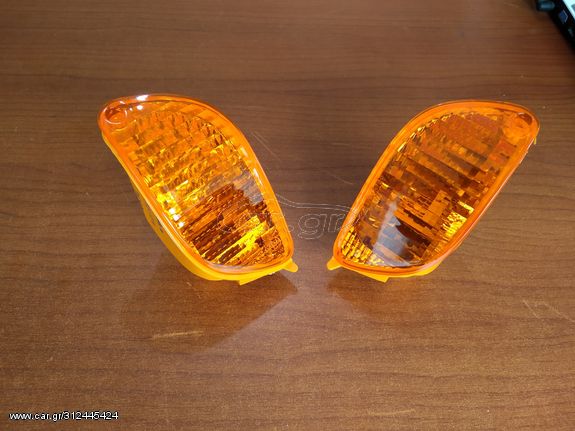 FORD FOCUS 1998-2002 ΦΛΑΣ ΠΡΟΦΥΛΑΚΤΗΡΑ ΕΜΠΡΟΣ ΑΡΙΣΤΕΡΑ & ΔΕΞΙΑ (ΚΙΤΡΙΝΗ)