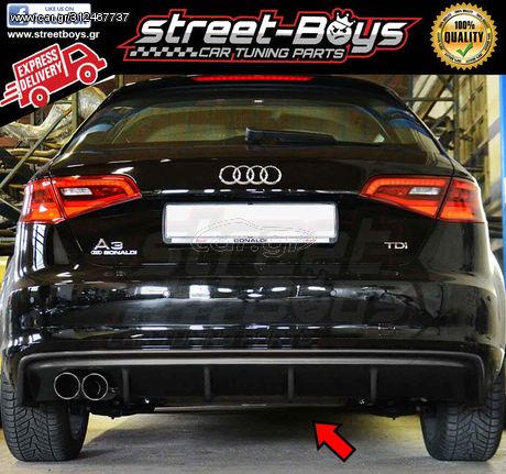 SPOILER ΠΙΣΩ ΠΡΟΦΥΛΑΚΤΗΡΑ AUDI A3 8V (*Standard Editions) |  StreetBoys - Car Tuning Shop