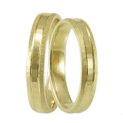 Matteo Gold Wedding Ring K9 VR-01031