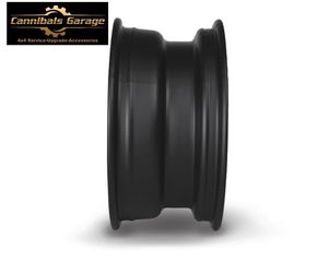 Ζάντες 8x15 ET -30 DAYTONA Μαύρες Ματ με κόκκινη γραμμή-thumb-2