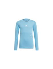 Adidas Παιδική Χειμερινή Μπλούζα Μακρυμάνικη Γαλάζια Team Base GN7512