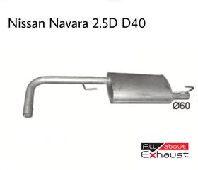 Eξάτμιση Nissan Navara 2.5D D40