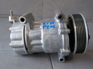 PEUGEOT 206 '08 1.4 8V (5Θ) ΚΟΜΠΡΕΣΟΡΑΣ AIRCODITION,ΜΕ 3 ΒΙΔΕΣ (ΑΠΟ ΚΙΝΗΤΗΡΑ KFW)