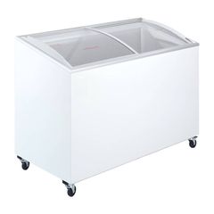 Επαγγελματικός καταψύκτης Robin UDD400 λευκός 350lt Π130xΒ61,5xΥ95cm με ρόδες