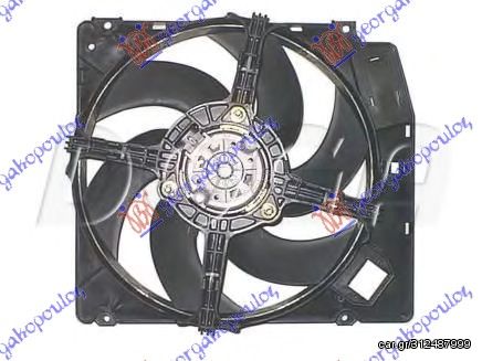 ΒεντιλατέρΨυγείουΚομπλέ +/-Α/C / ALFA ROMEO 145 99-01 / 46536384 - 1 Τεμ